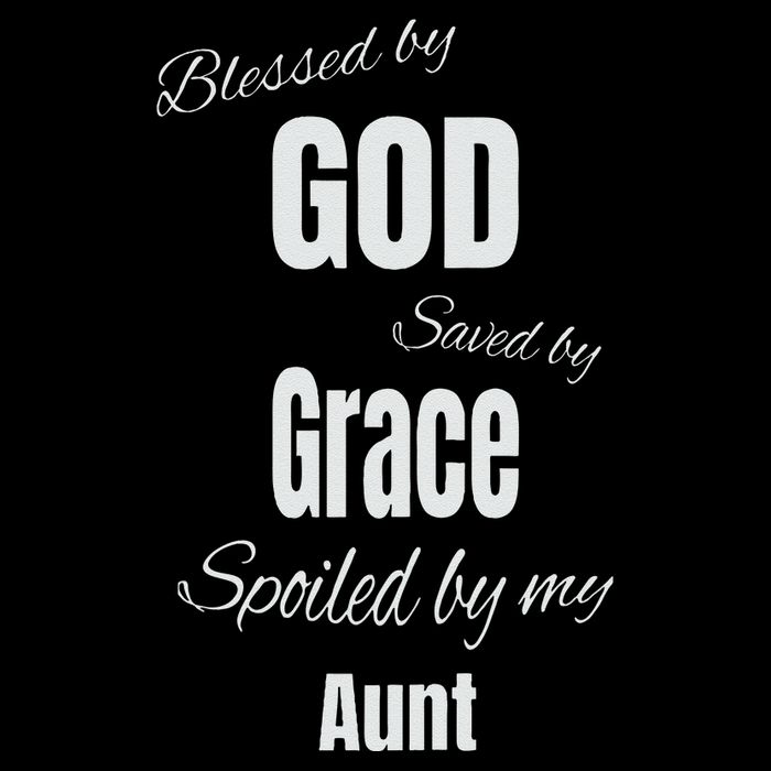 Blessed By God Saved By Grace Spoiled By My Aunt Flat Bill Trucker Hat