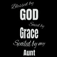 Blessed By God Saved By Grace Spoiled By My Aunt 16 in Basic Backpack