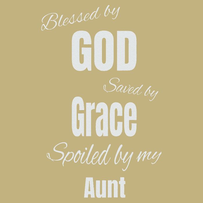 Blessed By God Saved By Grace Spoiled By My Aunt Cooling Performance Crew T-Shirt