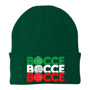 Bocce Ball Game Enthusiast Lawn Bowling Boule Boccia Knit Cap Winter Beanie