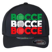 Bocce Ball Game Enthusiast Lawn Bowling Boule Boccia Flexfit Unipanel Trucker Cap