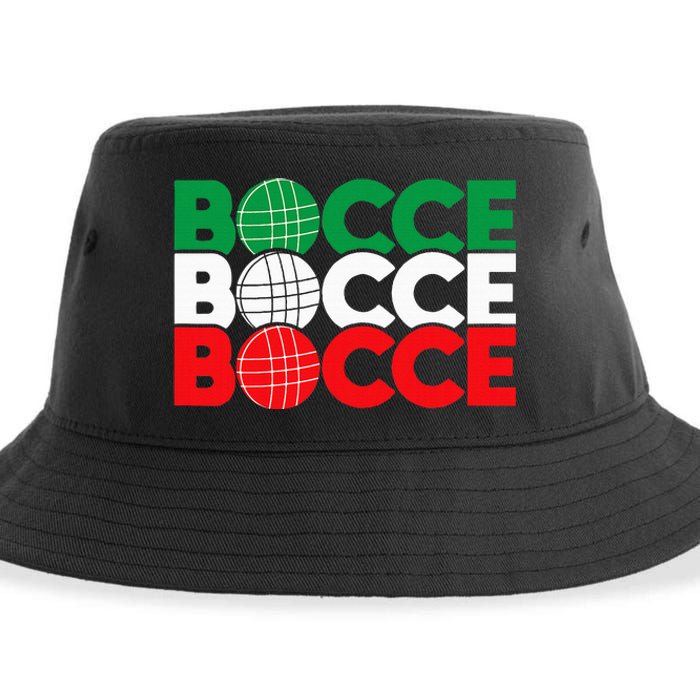 Bocce Ball Game Enthusiast Lawn Bowling Boule Boccia Sustainable Bucket Hat