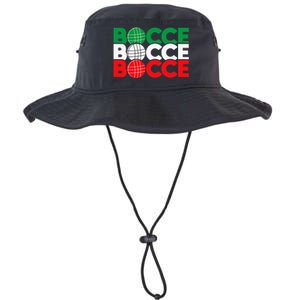 Bocce Ball Game Enthusiast Lawn Bowling Boule Boccia Legacy Cool Fit Booney Bucket Hat