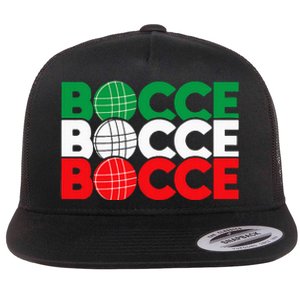 Bocce Ball Game Enthusiast Lawn Bowling Boule Boccia Flat Bill Trucker Hat