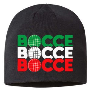 Bocce Ball Game Enthusiast Lawn Bowling Boule Boccia Sustainable Beanie