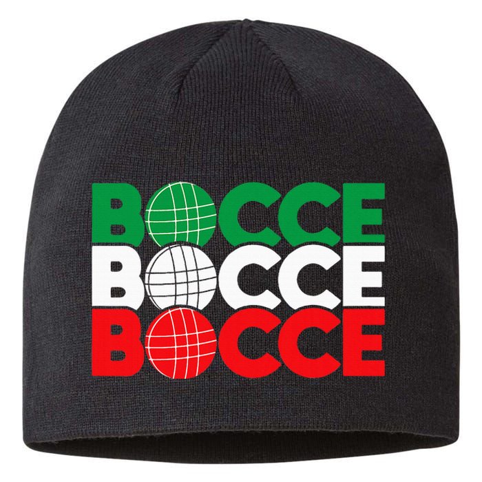 Bocce Ball Game Enthusiast Lawn Bowling Boule Boccia Sustainable Beanie