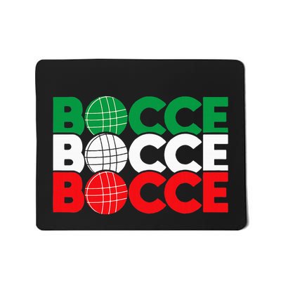 Bocce Ball Game Enthusiast Lawn Bowling Boule Boccia Mousepad