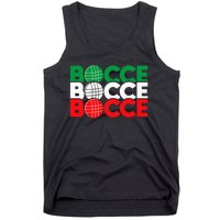 Bocce Ball Game Enthusiast Lawn Bowling Boule Boccia Tank Top