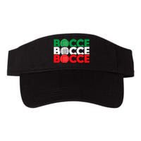 Bocce Ball Game Enthusiast Lawn Bowling Boule Boccia Valucap Bio-Washed Visor