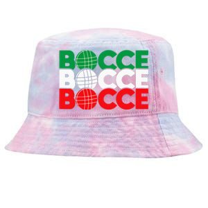 Bocce Ball Game Enthusiast Lawn Bowling Boule Boccia Tie-Dyed Bucket Hat