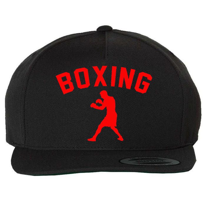 Boxing Boxer Gift Boxing Fan Boxing Trainer Boxing Coach Wool Snapback Cap