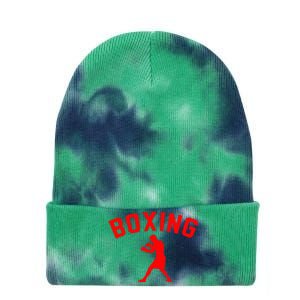 Boxing Boxer Gift Boxing Fan Boxing Trainer Boxing Coach Tie Dye 12in Knit Beanie