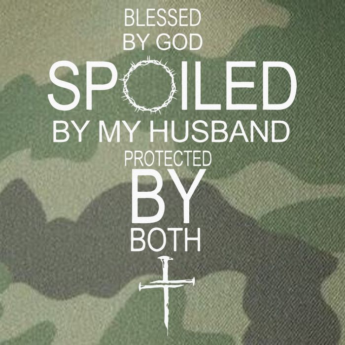 Blessed By God Spoiled By My Husband Protected By Boths Legacy Tie Dye Trucker Hat