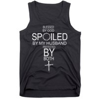 Blessed By God Spoiled By My Husband Protected By Boths Tank Top