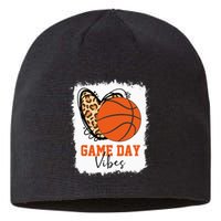 Bleached Basketball Game Day Vibes Basketball Mom Game Day Sustainable Beanie