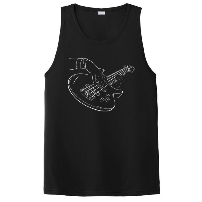 Bassist Bass Guitar Player Guitarist Rock Musician Music PosiCharge Competitor Tank