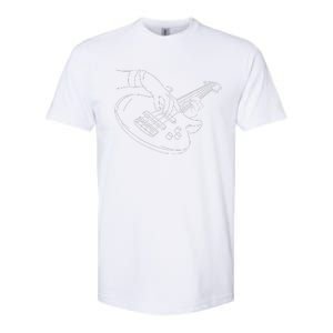 Bassist Bass Guitar Player Guitarist Rock Musician Music Softstyle CVC T-Shirt