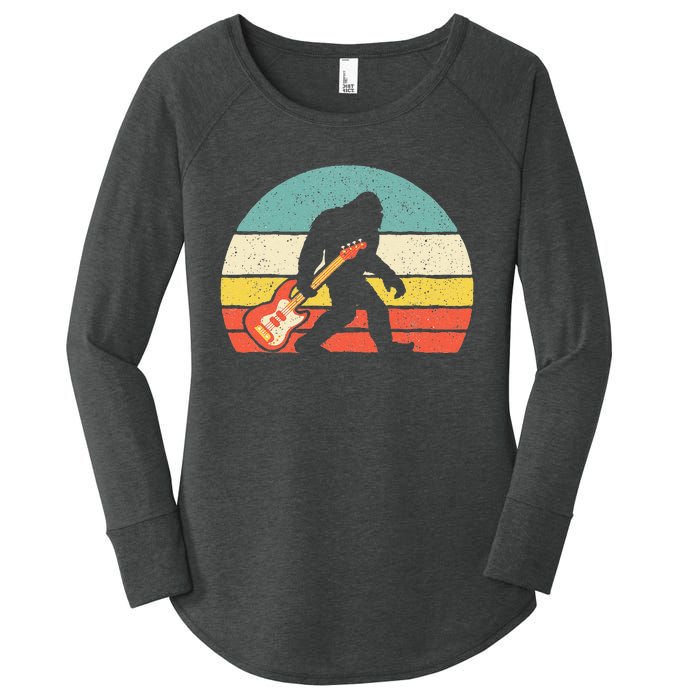 Bigfoot Bass Guitar Bass Player Bassist Music Guitarist Women's Perfect Tri Tunic Long Sleeve Shirt