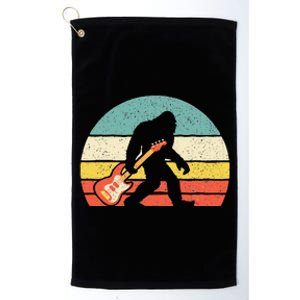 Bigfoot Bass Guitar Bass Player Bassist Music Guitarist Platinum Collection Golf Towel