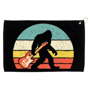 Bigfoot Bass Guitar Bass Player Bassist Music Guitarist Grommeted Golf Towel