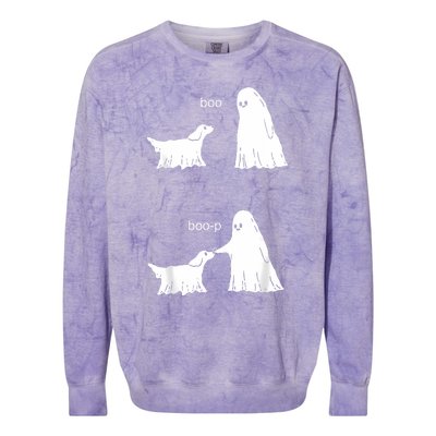 Boo Boop Ghost And Dog Colorblast Crewneck Sweatshirt