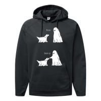 Boo Boop Ghost And Dog Performance Fleece Hoodie