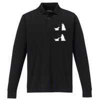 Boo Boop Ghost And Dog Performance Long Sleeve Polo