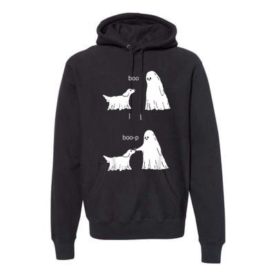 Boo Boop Ghost And Dog Premium Hoodie