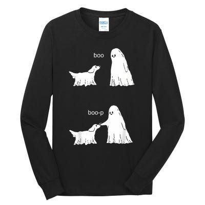 Boo Boop Ghost And Dog Tall Long Sleeve T-Shirt