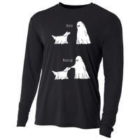 Boo Boop Ghost And Dog Cooling Performance Long Sleeve Crew