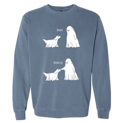 Boo Boop Ghost And Dog Garment-Dyed Sweatshirt