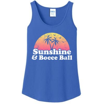 Bocce Ball Gift Sunshine And Bocce Ball Great Gift Ladies Essential Tank