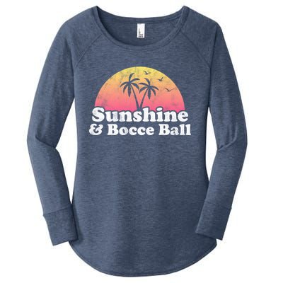 Bocce Ball Gift Sunshine And Bocce Ball Great Gift Women's Perfect Tri Tunic Long Sleeve Shirt