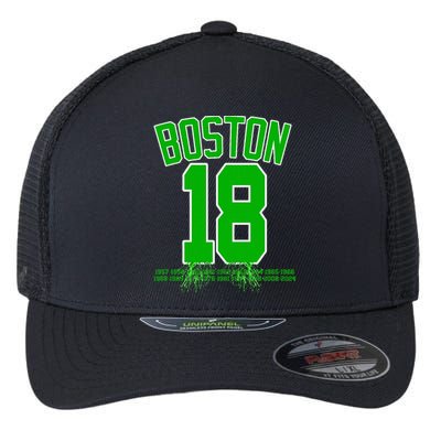 Boston Bleed Green For 18 A Celebration Flexfit Unipanel Trucker Cap