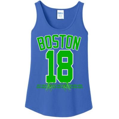 Boston Bleed Green For 18 A Celebration Ladies Essential Tank