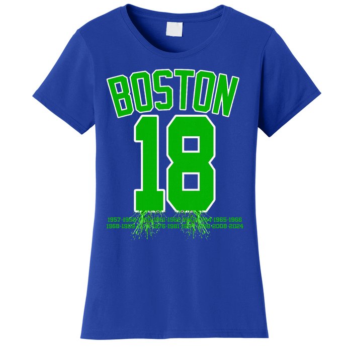 Boston Bleed Green For 18 A Celebration Women's T-Shirt