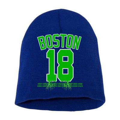 Boston Bleed Green For 18 A Celebration Short Acrylic Beanie