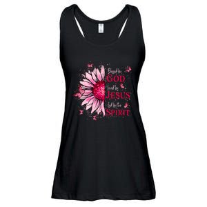 Blessed By God Loved By Jesus Ladies Essential Flowy Tank