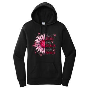 Blessed By God Loved By Jesus Women's Pullover Hoodie