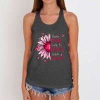 Blessed By God Loved By Jesus Women's Knotted Racerback Tank