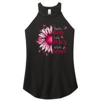 Blessed By God Loved By Jesus Women's Perfect Tri Rocker Tank