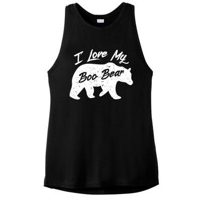 Boo Bear Great Gift Polar Bear Spirit Bear Valentine Cool Gift Ladies PosiCharge Tri-Blend Wicking Tank