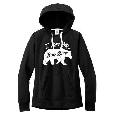 Boo Bear Great Gift Polar Bear Spirit Bear Valentine Cool Gift Women's Fleece Hoodie