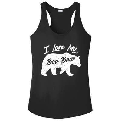 Boo Bear Great Gift Polar Bear Spirit Bear Valentine Cool Gift Ladies PosiCharge Competitor Racerback Tank