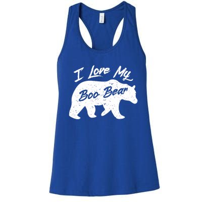 Boo Bear Great Gift Polar Bear Spirit Bear Valentine Cool Gift Women's Racerback Tank