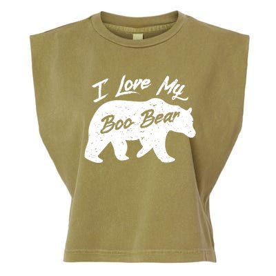 Boo Bear Great Gift Polar Bear Spirit Bear Valentine Cool Gift Garment-Dyed Women's Muscle Tee