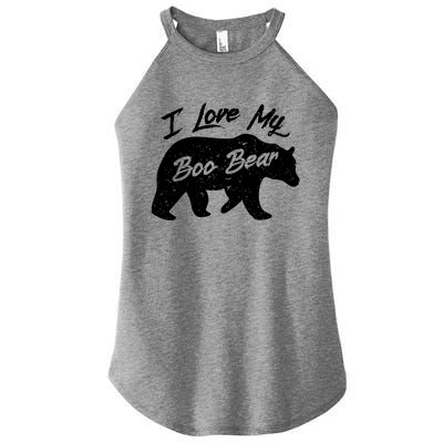 Boo Bear Great Gift Polar Bear Spirit Bear Valentine Cool Gift Women's Perfect Tri Rocker Tank