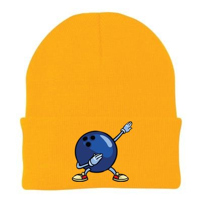 Bowling Ball Gift Pin Men Women Mom Alley Knit Cap Winter Beanie