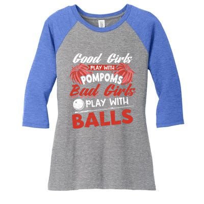 Billard Billiard Gift Women's Tri-Blend 3/4-Sleeve Raglan Shirt