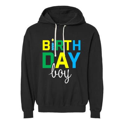 Birthday Boy Gift Garment-Dyed Fleece Hoodie